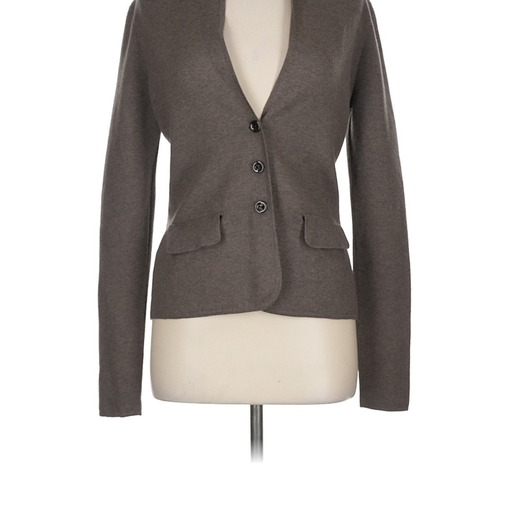 Worth Brown Blazer Tailored Suit Jacket